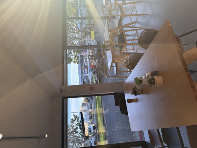 Parking at Red Dot Coffee House